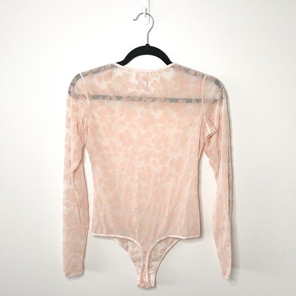 NWOT Victoria’s Secret Floral Mesh Bodysuit Size Small - Picture 5 of 8